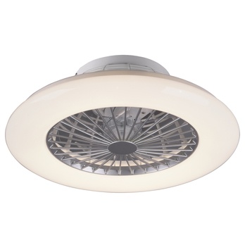 Stropné LED svietidlo s ventilátorom STRALSUND strieborná 5