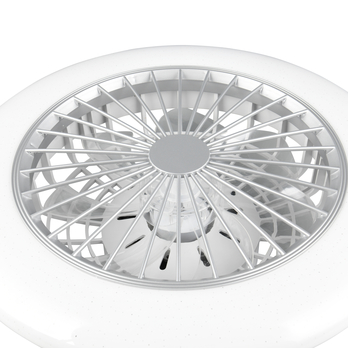 Stropné LED svietidlo s ventilátorom STRALSUND strieborná 7