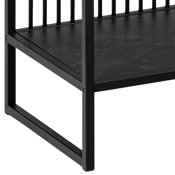 Knižnica STRINGTON 2 čierna/matná čierna 5