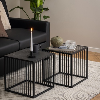 Odkladací stolík STRINGTON 3 čierna 6