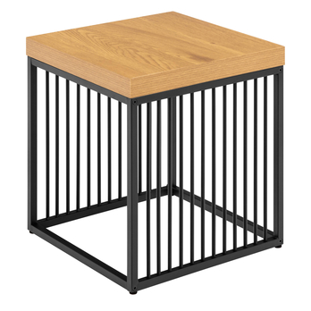 Odkladací stolík STRINGTON prírodná/čierna 3