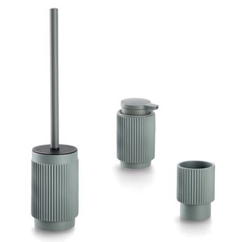 Téglik na zubné kefky STRIPES zelená 4