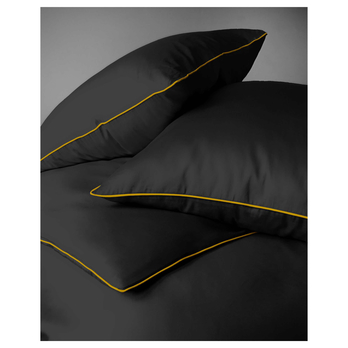 Posteľná bielizeň STYLE čierna, 70x90 a 140x200 cm 2