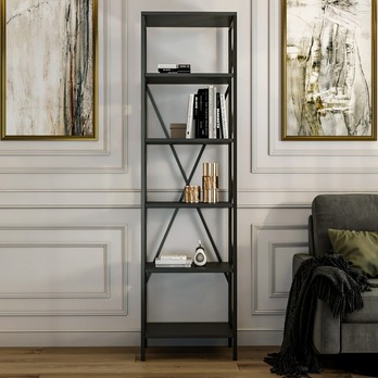 Regál SUADIYE antracitová 1