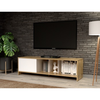 TV stolík SUE dub wotan/biela 5