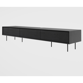 TV komoda SULO 57B čierna 4