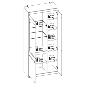 Vitrína SUMMER 06 dub sanremo 2