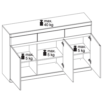 Komoda SUMMER 42 dub sanremo 2