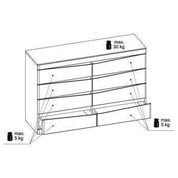 Komoda SUMMER 44 dub sanremo 2