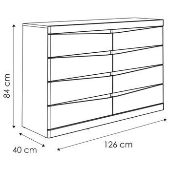 Komoda SUMMER 44 dub sanremo 4