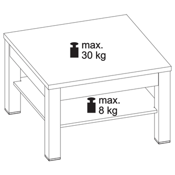 Konferenčný stolík SUMMER 71 dub sanremo 2