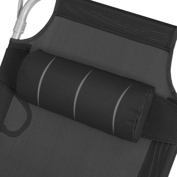 Záhradné ležadlo SUNSET čierna 5