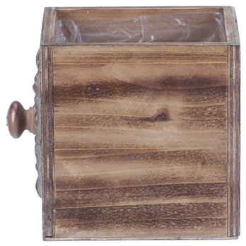 Obal na kvetináč ŠUPLÍK drevo, šírka 12 cm 5