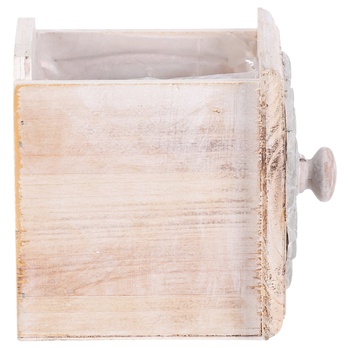 Obal na kvetináč ŠUPLÍK drevo, šírka 13 cm 3