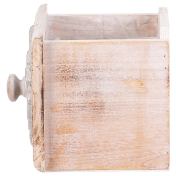 Obal na kvetináč ŠUPLÍK drevo, šírka 13 cm 5