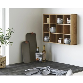 Nástenný regál SURAO dub 1