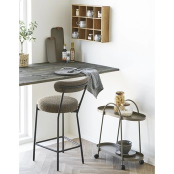 Nástenný regál SURAO dub 4