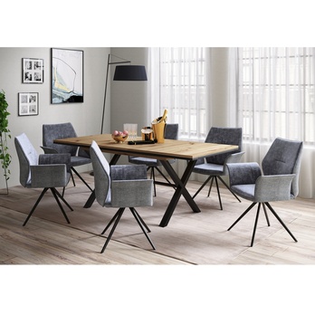 Stolička SUSANNE I S sivá, sada 4 ks 1