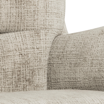 Kreslo s podnožkou SUTON béžová 5