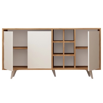 Komoda SUVERA dub/biela 2