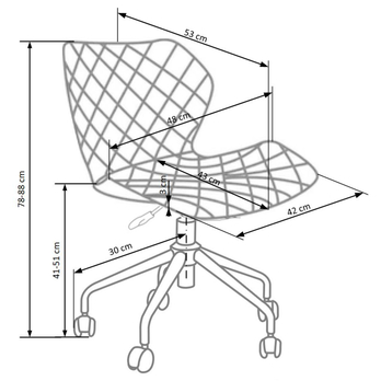 Detská stolička SUZAAN 2 sivá/biela 3