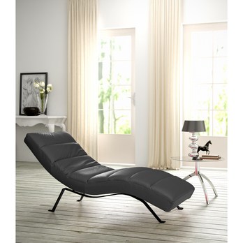 Leňoška SWING BLACK antracitová 1