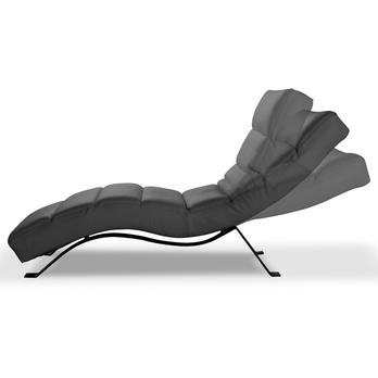 Leňoška SWING BLACK antracitová 2