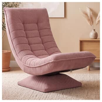Relaxačné kreslo SWIVEL 2 ružová 1