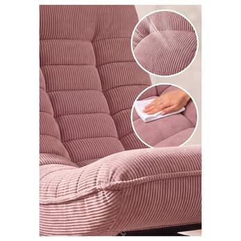 Relaxačné kreslo SWIVEL 2 ružová 2