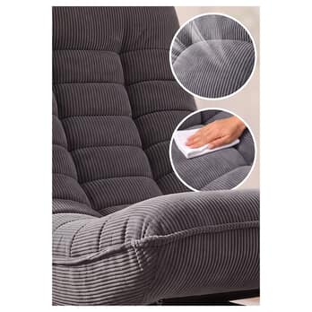 Relaxačné kreslo SWIVEL 2 sivá 2