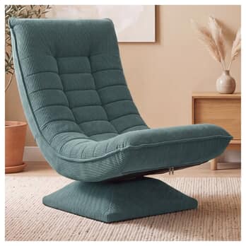 Relaxačné kreslo SWIVEL 2 sivozelená 1