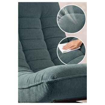 Relaxačné kreslo SWIVEL 2 sivozelená 2