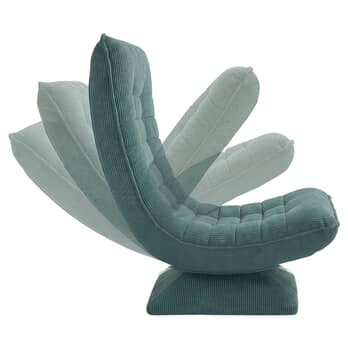 Relaxačné kreslo SWIVEL 2 sivozelená 4