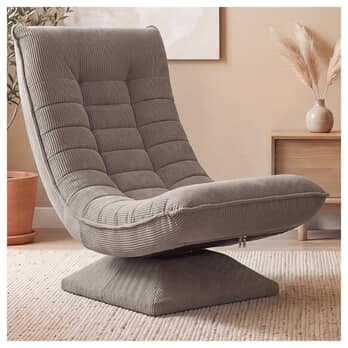 Relaxačné kreslo SWIVEL 2 sivohnedá 1