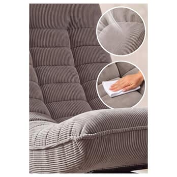 Relaxačné kreslo SWIVEL 2 sivohnedá 2