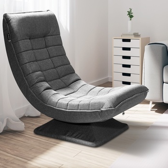 Relaxačné kreslo SWIVEL sivá 1