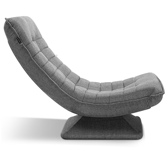 Relaxačné kreslo SWIVEL sivá 3