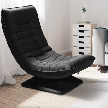 Relaxačné kreslo SWIVEL čierna 1
