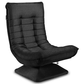 Relaxačné kreslo SWIVEL čierna 2