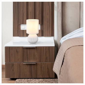 Stolná lampa SYLAS biela 1