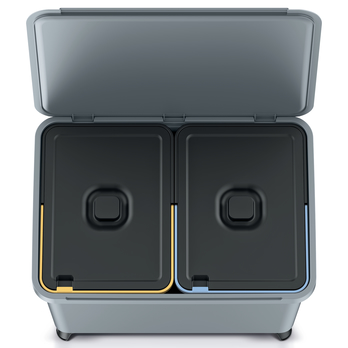 Kôš na triedený odpad SYSTEMA sivá 1