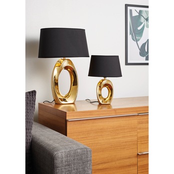 Stolná lampa TABA 1 zlatá/čierna 1