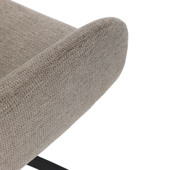 Jedálenská stolička TABER béžová/čierna 9