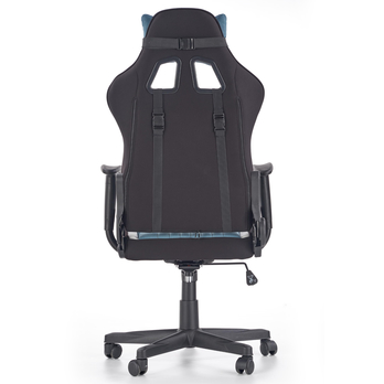 Herné kreslo TACARI sivá/tyrkysová 1