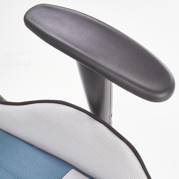 Herné kreslo TACARI sivá/tyrkysová 8