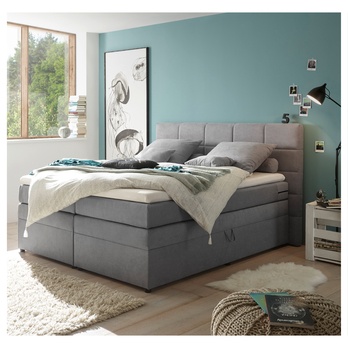 Posteľ boxspring TACOMA 3 sivá, 180x200 cm 1