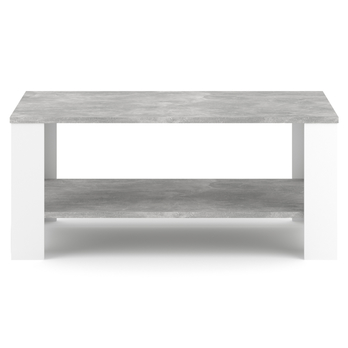 Konferenčný stolík TAGUS betón/biela 2
