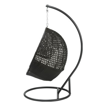 Závesné kreslo TAHITI  mocca hnedá/krémová 4