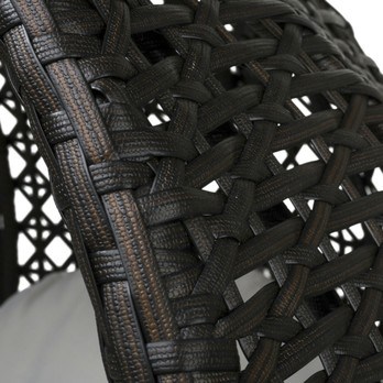 Závesné kreslo TAHITI  mocca hnedá/krémová 7