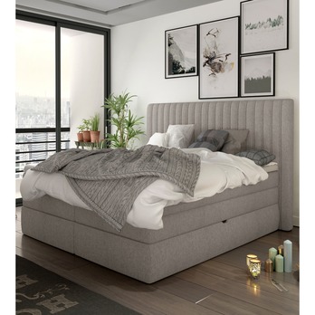 Posteľ boxspring TAIFA béžová, 140x200 cm 1
